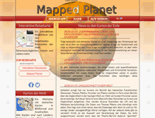 Tablet Screenshot of mappedplanet.com